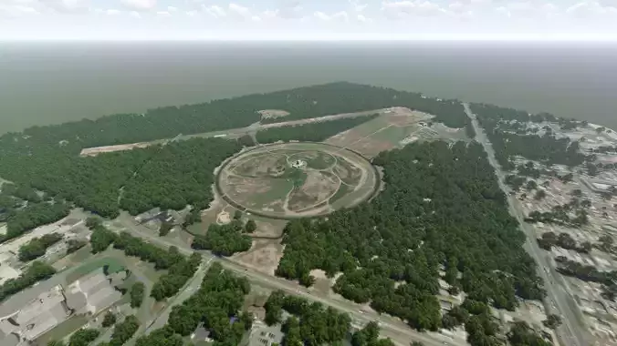 Kittyhawk North Carolina Birthplace of Aviation 3D model