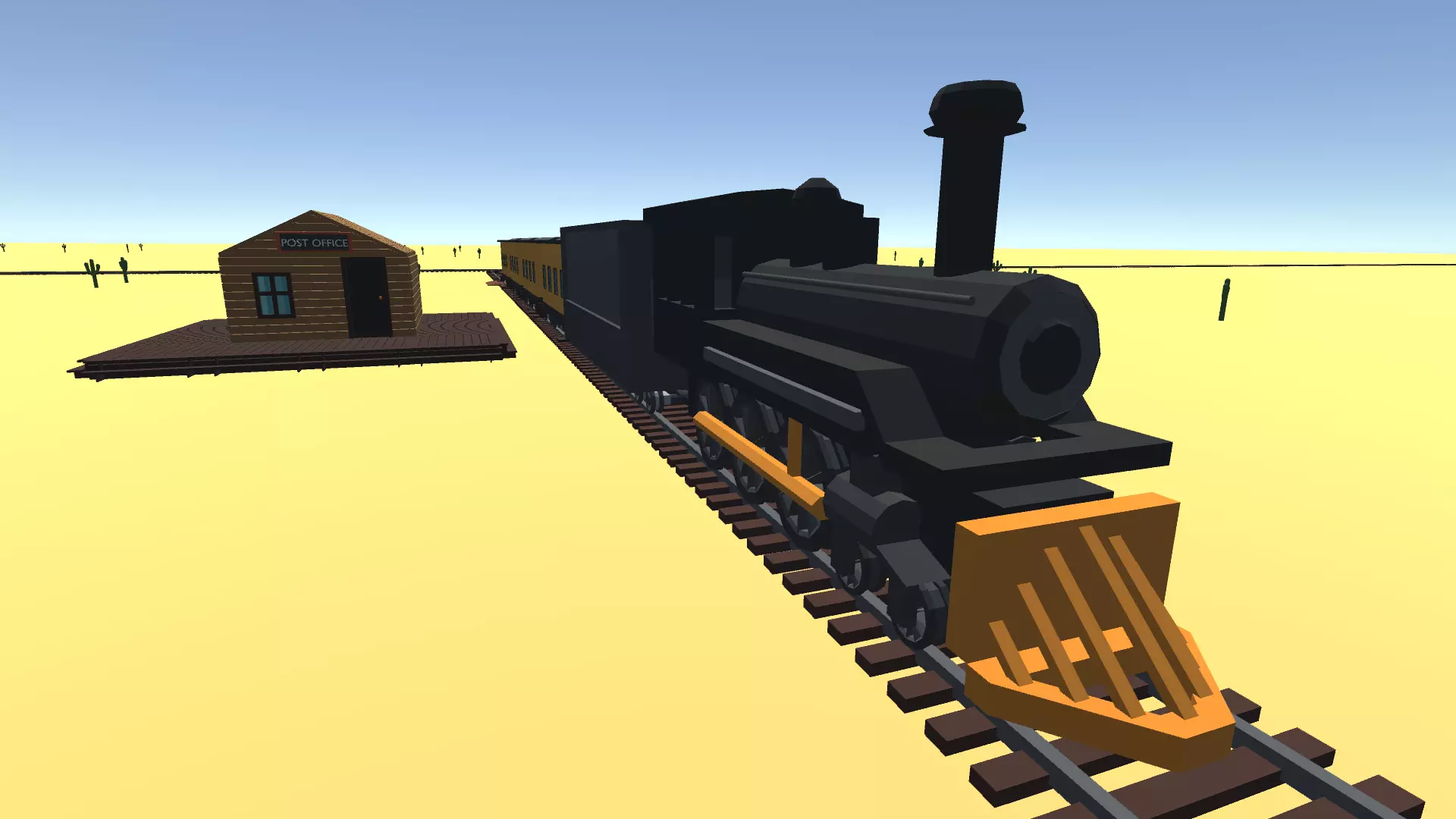 9t5 Low Poly Western Low-poly 3D model