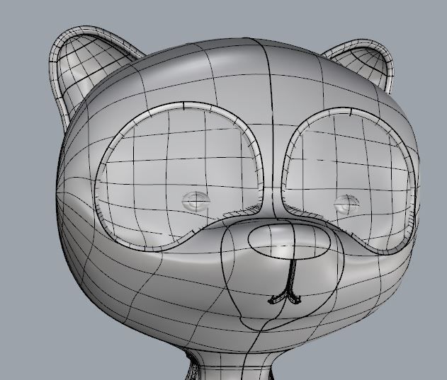 Raccoon 3D model_1