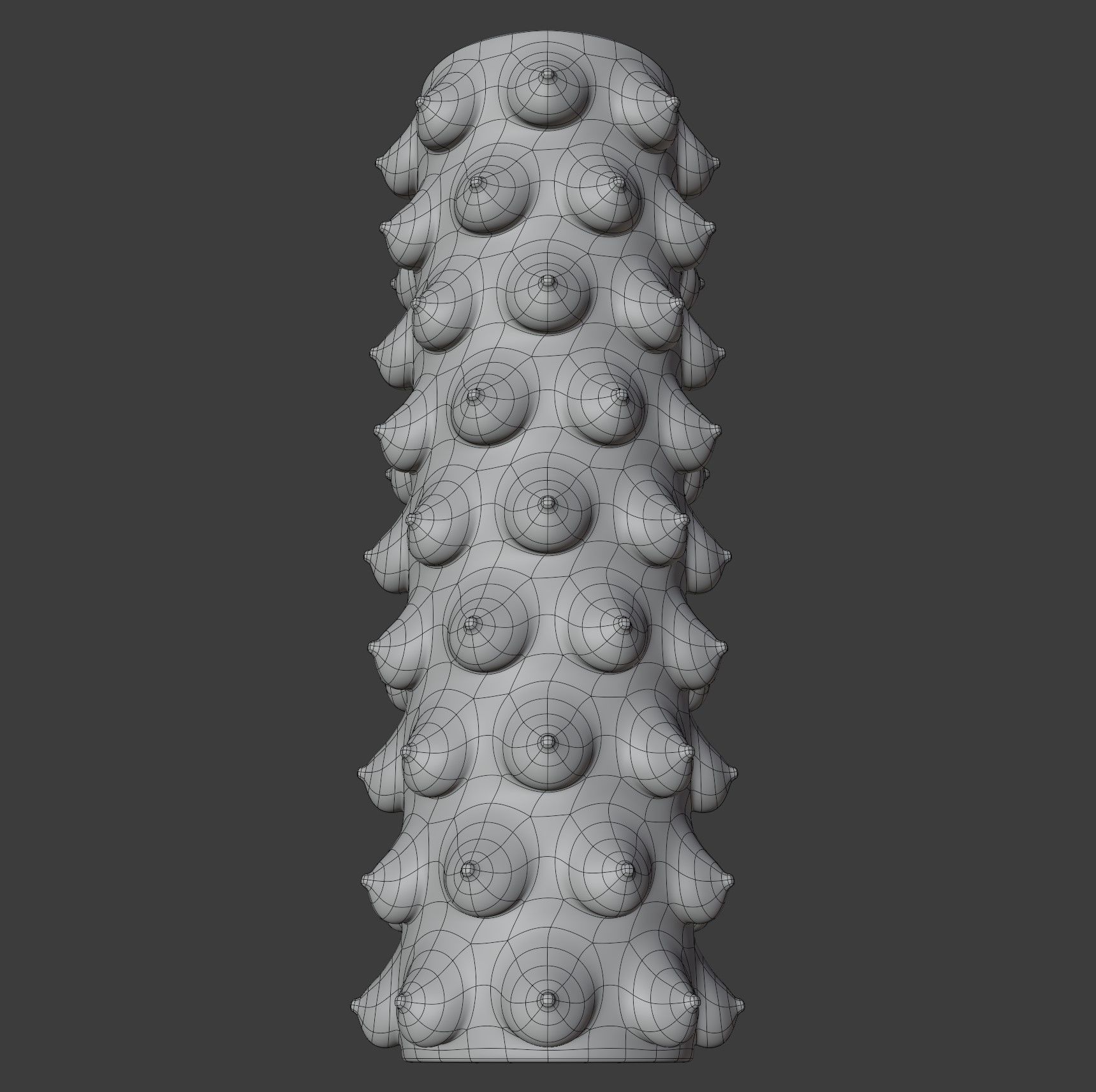 Stacked Boobs Vase 3D model_7