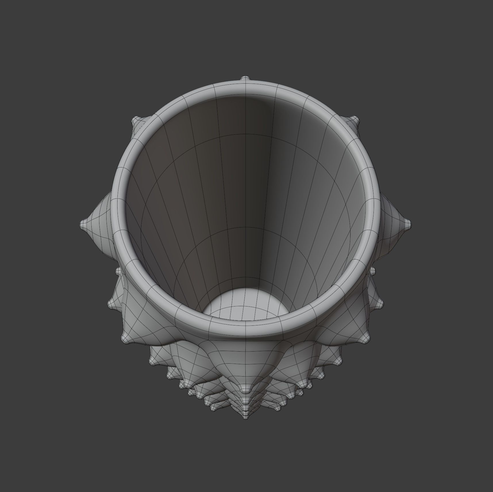 Stacked Boobs Vase 3D model_9