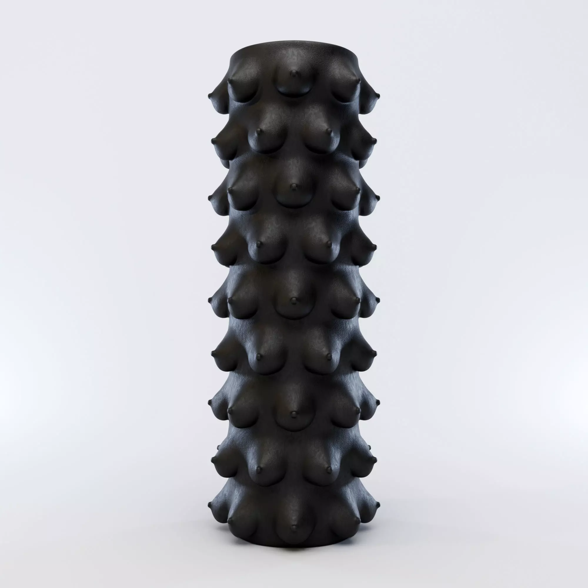 Stacked Boobs Vase 3D model_0