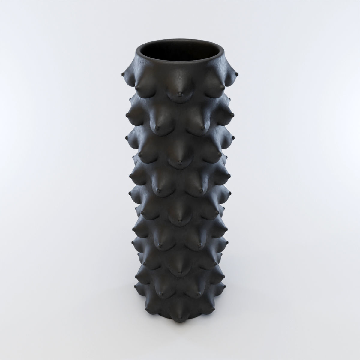 Stacked Boobs Vase 3D model_3