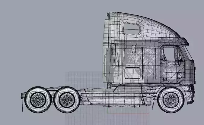 Truck 3D Print Model - freight argosy 3D print model