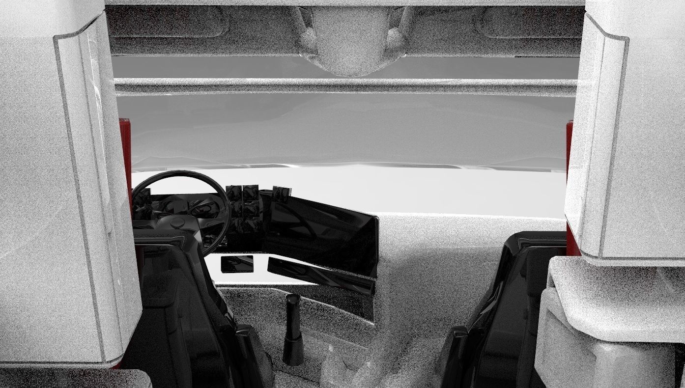 Truck 3D Print Model - freight argosy 3D print model_47