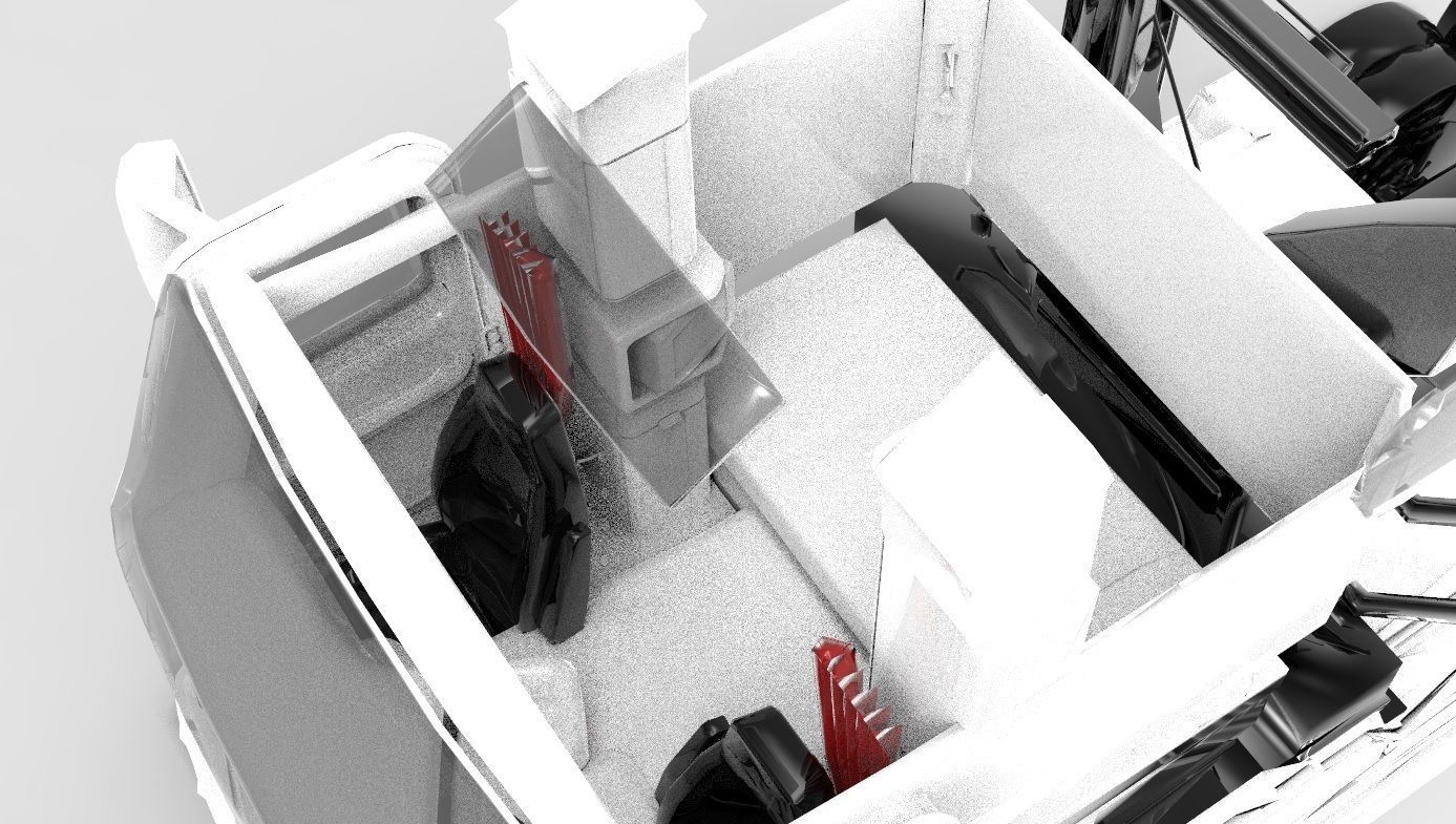 Truck 3D Print Model - freight argosy 3D print model_39