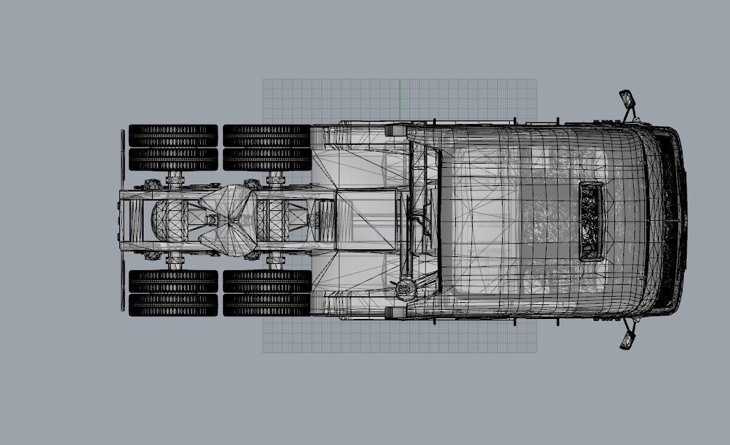 Truck 3D Print Model - freight argosy 3D print model_3