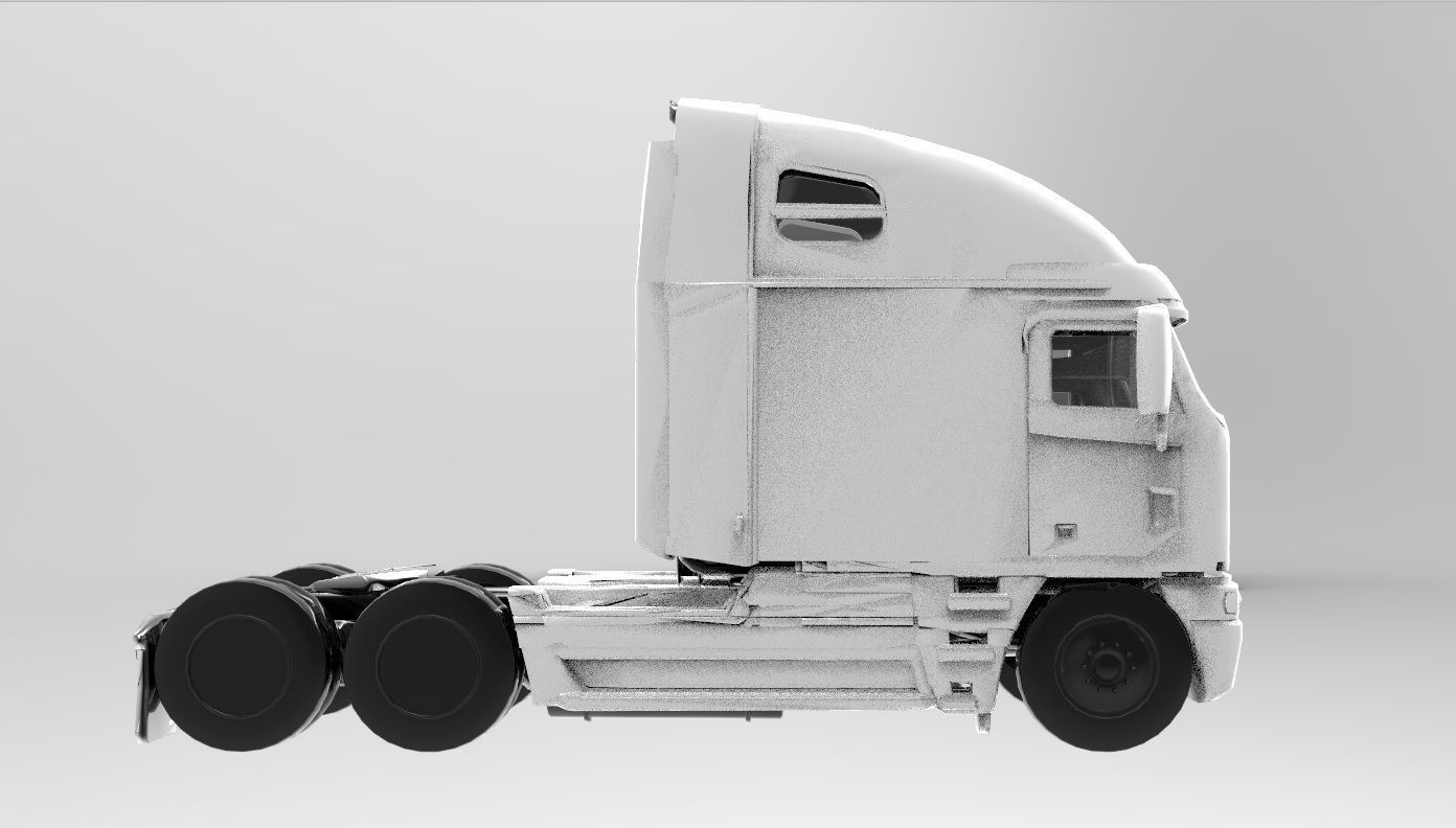 Truck 3D Print Model - freight argosy 3D print model_50