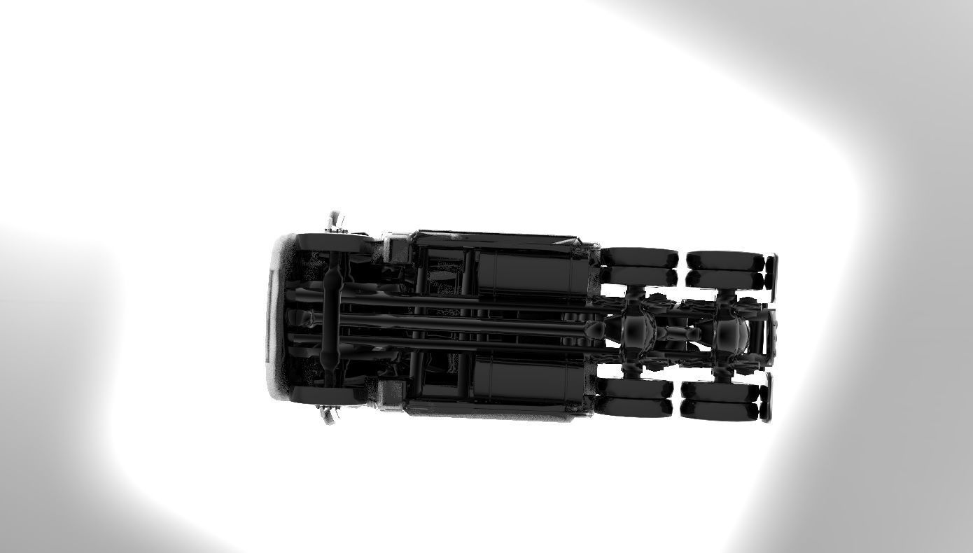 Truck 3D Print Model - freight argosy 3D print model_36