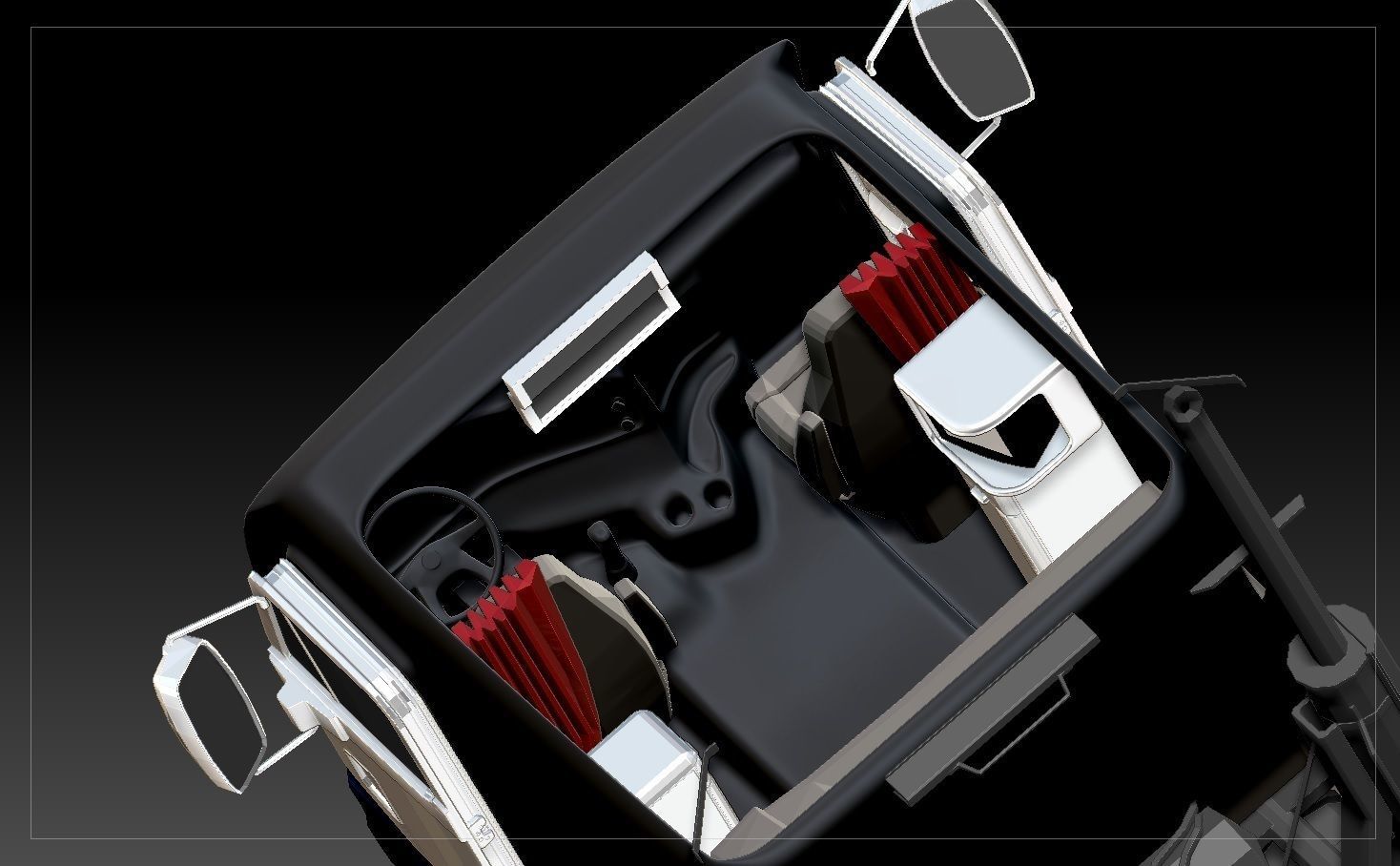 Truck 3D Print Model - freight argosy 3D print model_7