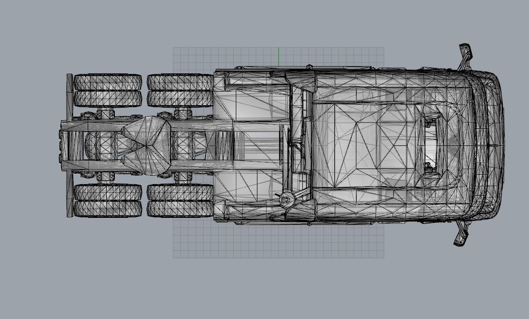 Truck 3D Print Model - freight argosy 3D print model_27