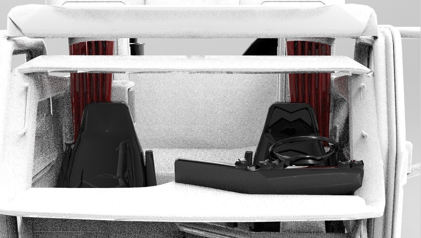 Truck 3D Print Model - freight argosy 3D print model_46