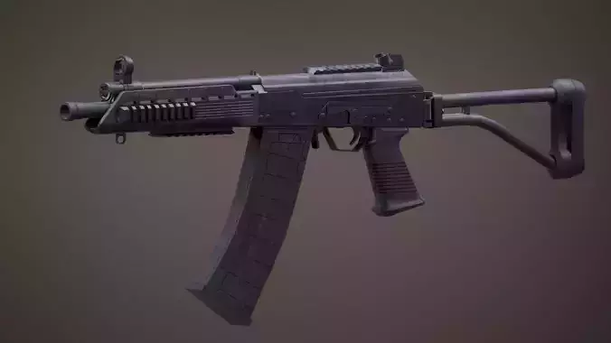 Saiga12 SBS Full Auto PBR Rigged