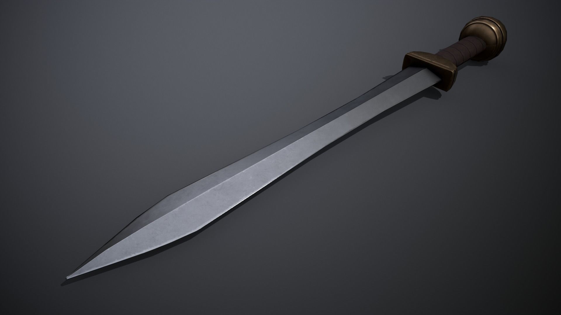 Gladius Low-poly 3D model_2