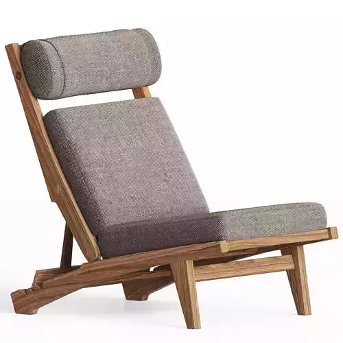 Low Lounge Chair by Hans Wegner