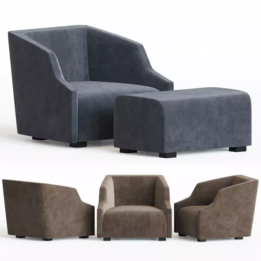 Gallotti Radice First Armchair 3D model_0