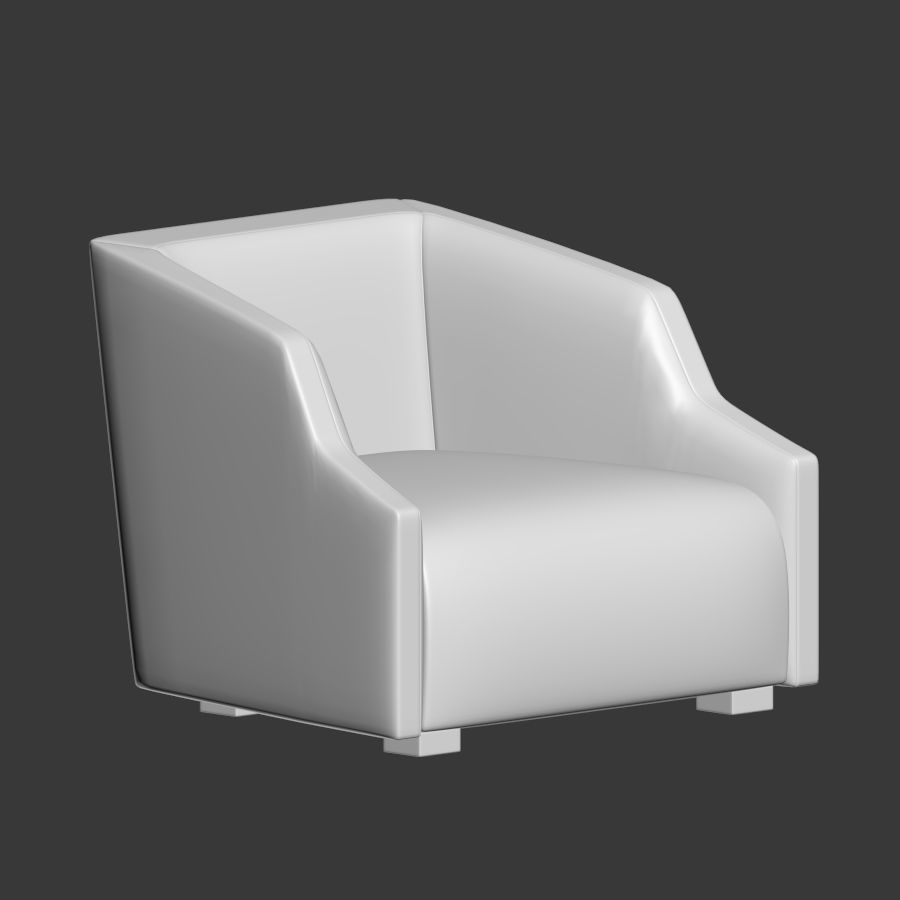 Gallotti Radice First Armchair 3D model_3