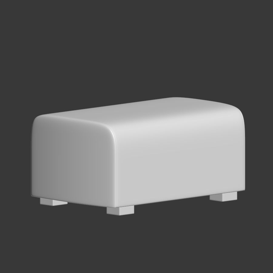 Gallotti Radice First Armchair 3D model_1