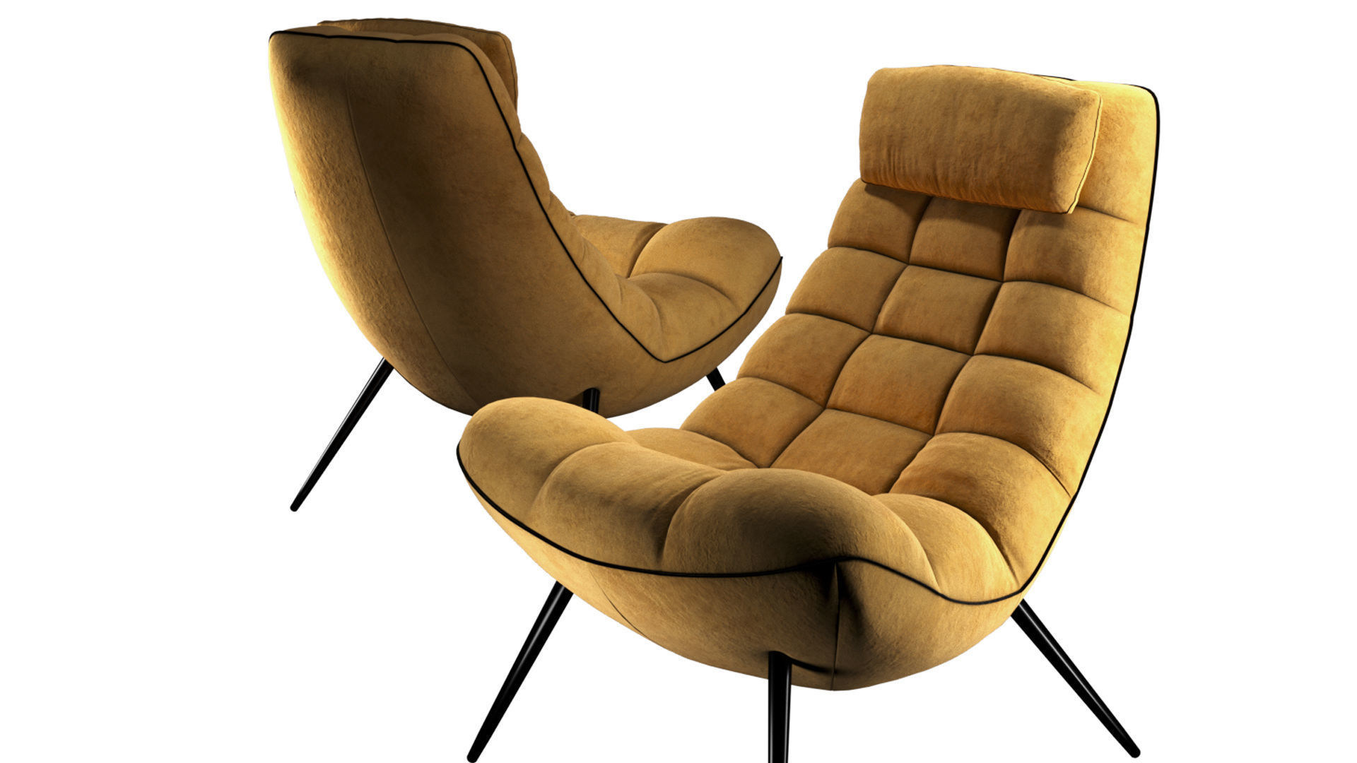 Sofa Form  Armchair Lulea 3D model_3