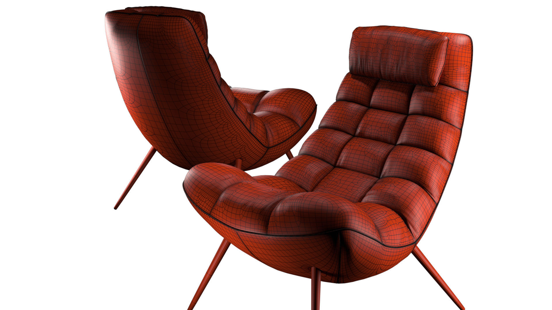 Sofa Form  Armchair Lulea 3D model_7