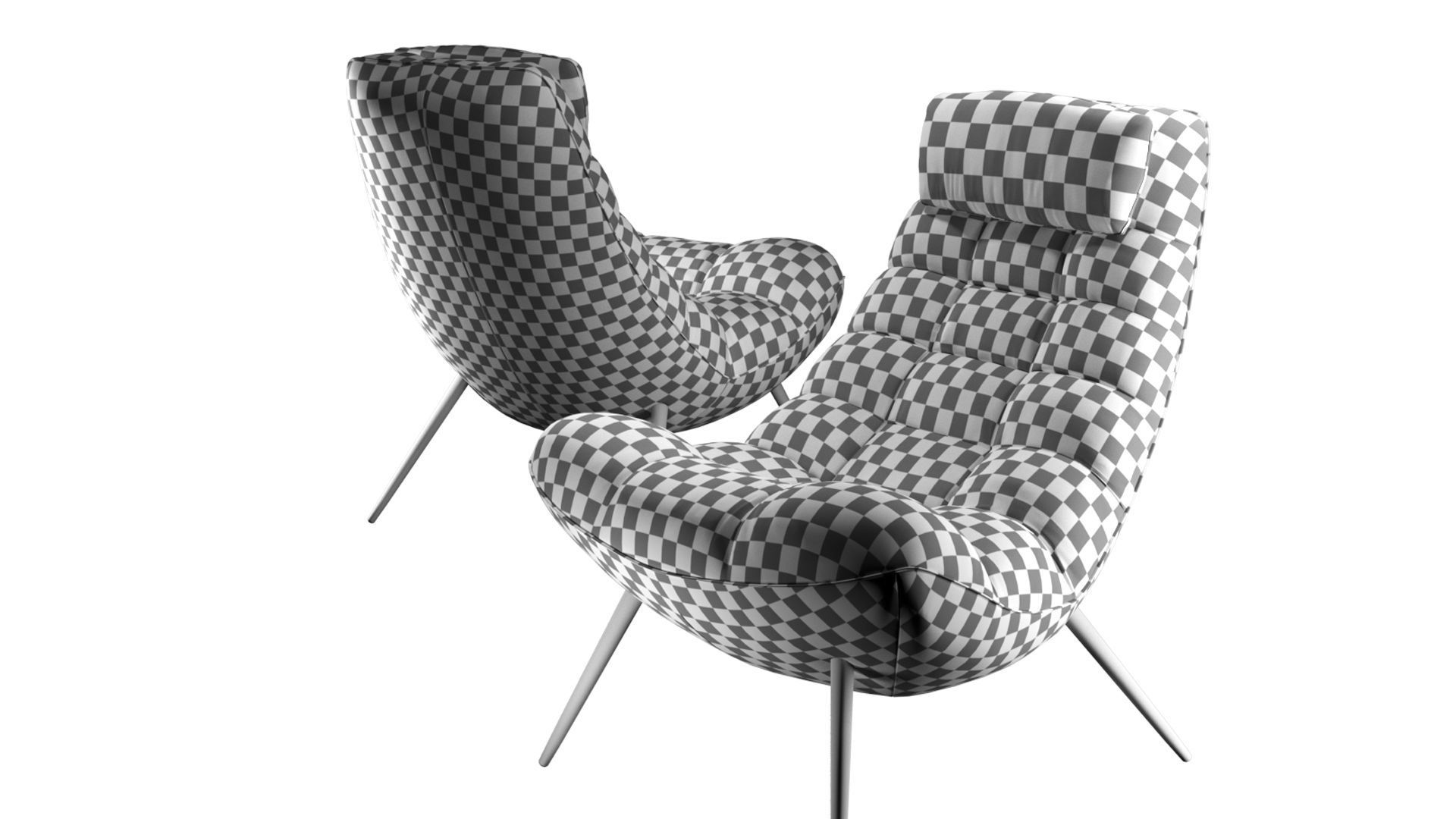 Sofa Form  Armchair Lulea 3D model_5