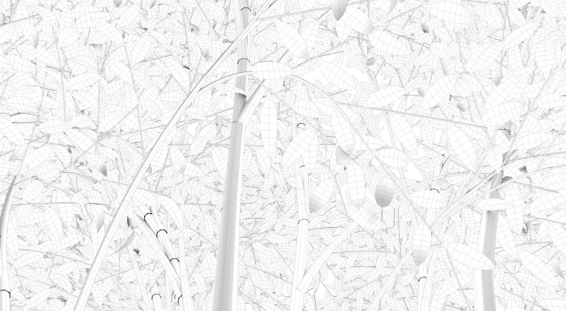 Barberri tree and Grass 3D model_14