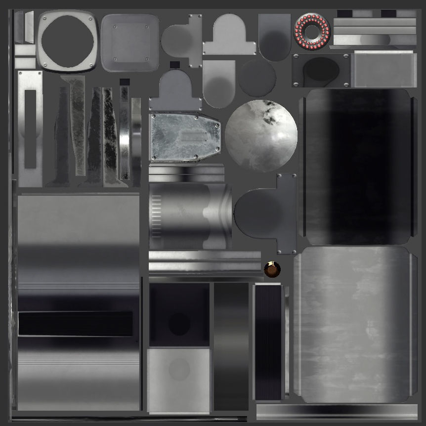 CCTV Exterior Surveillance Camera Free low-poly 3D model_9