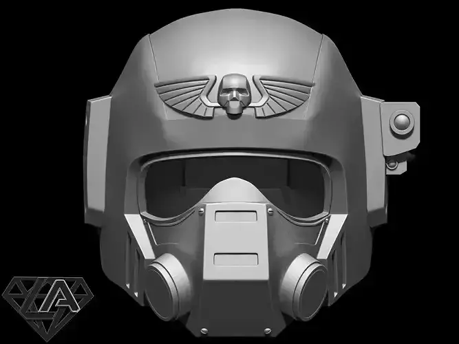 Warhammer cadian helmet v2 3D print model