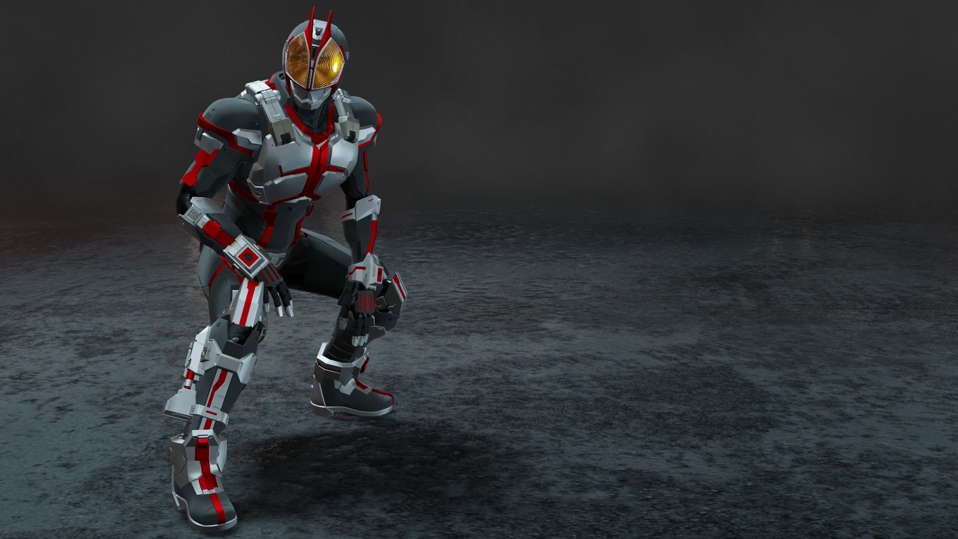 Kamen rider Faiz SIC FULL SET 3D print model_4