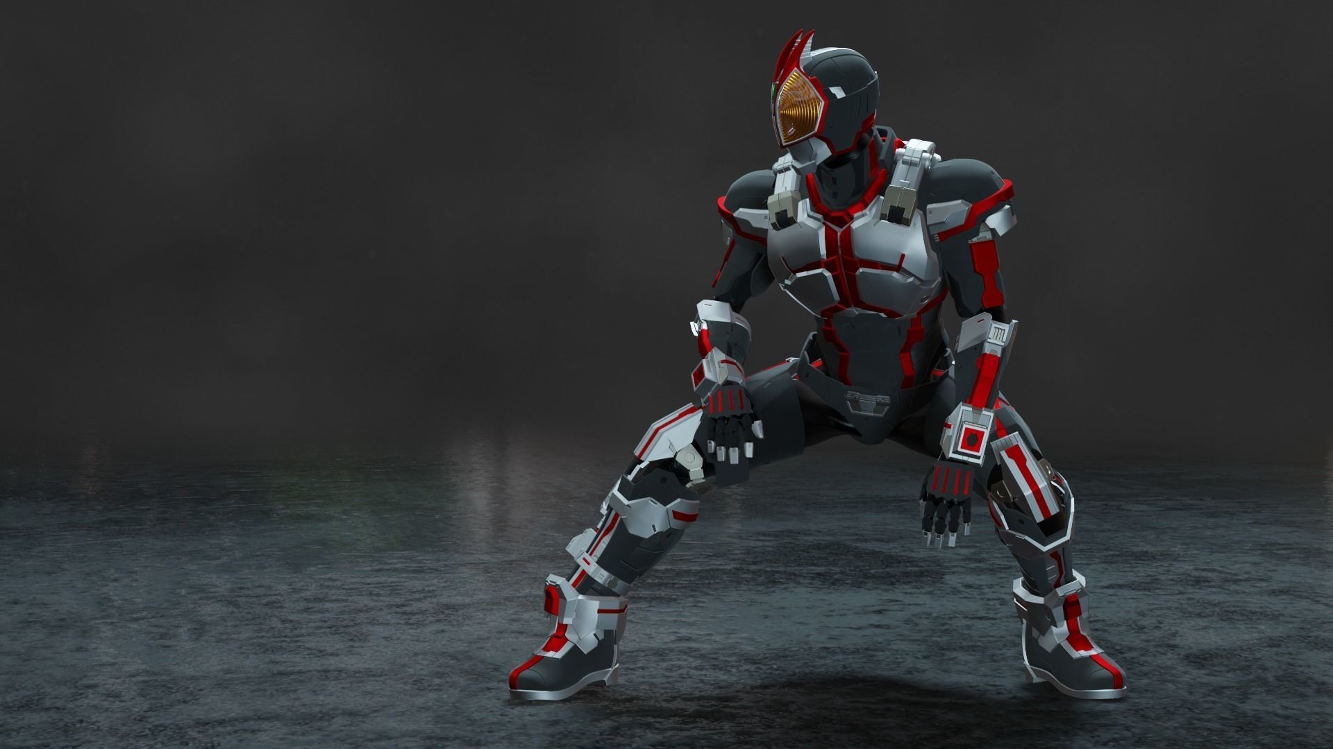 Kamen rider Faiz SIC FULL SET 3D print model_2