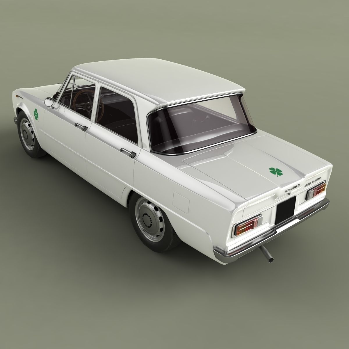 Alfa Romeo Giulia TI Super 3D model_7