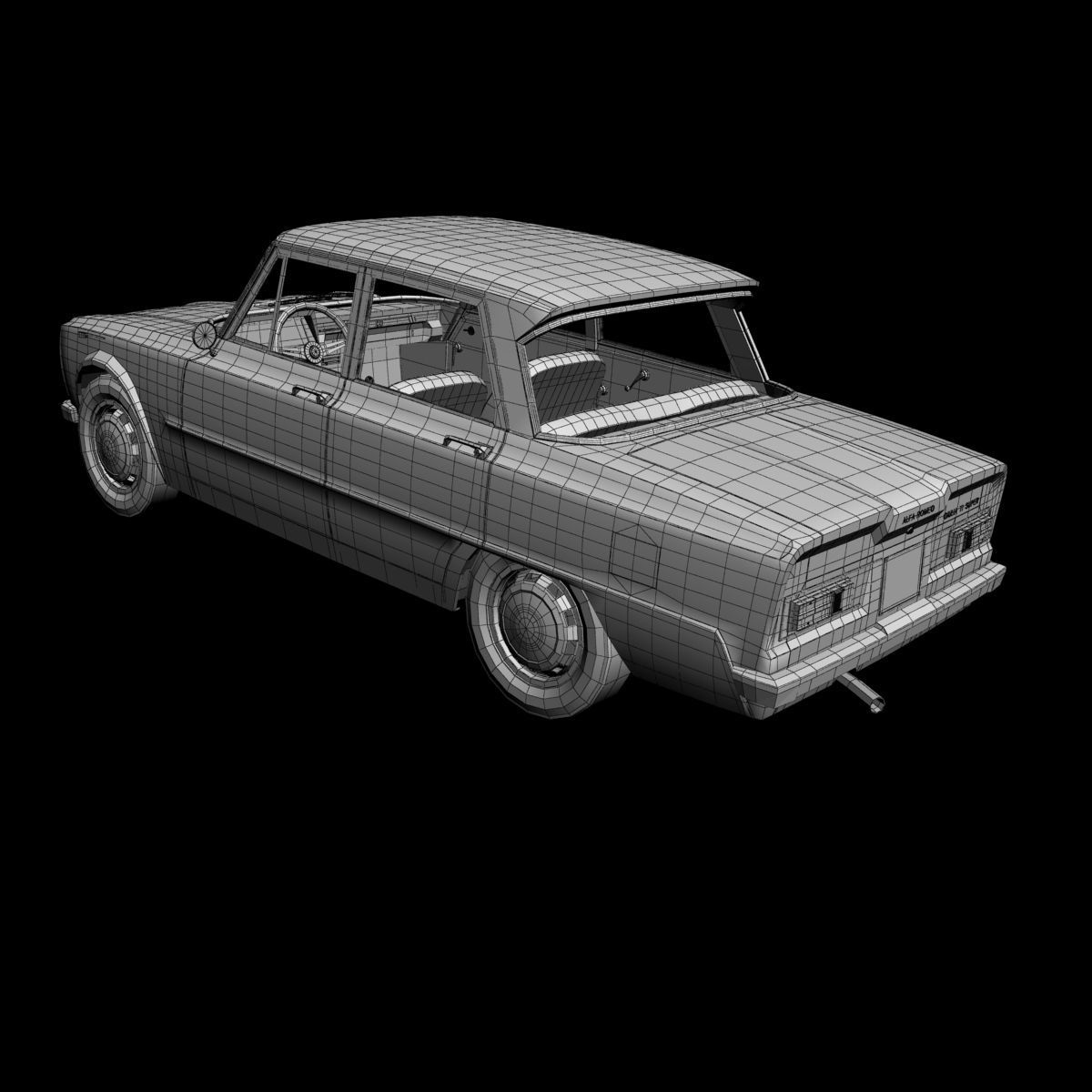 Alfa Romeo Giulia TI Super 3D model_15