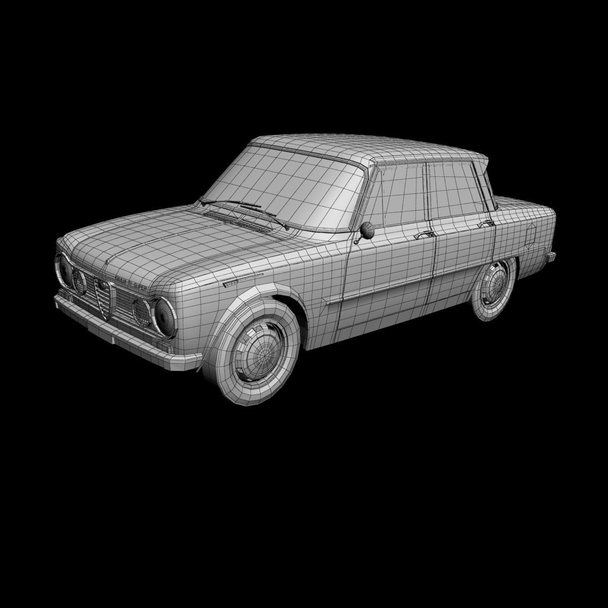 Alfa Romeo Giulia TI Super 3D model_13