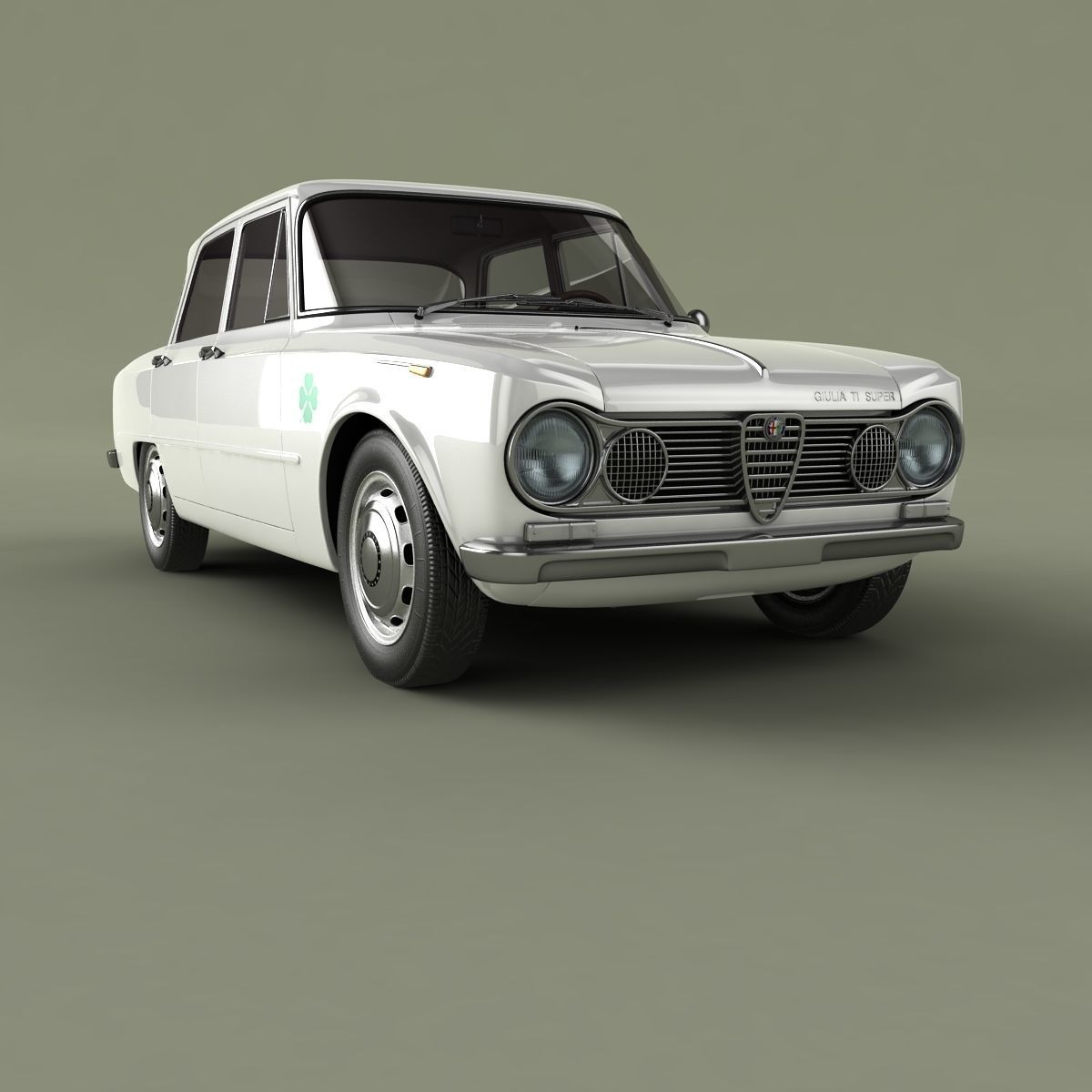 Alfa Romeo Giulia TI Super 3D model_9