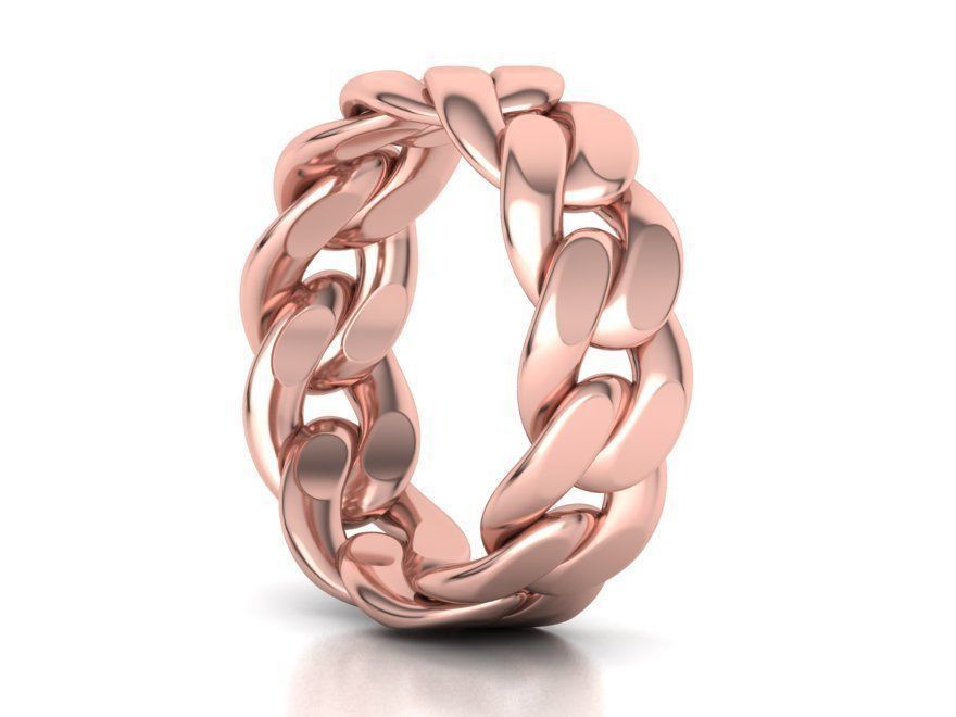 Cuban Chain Ring Collection FULL US FINGERS CHART _27