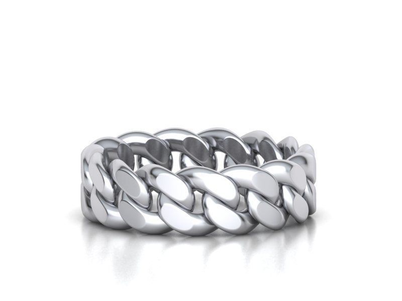 Cuban Chain Ring Collection FULL US FINGERS CHART _14