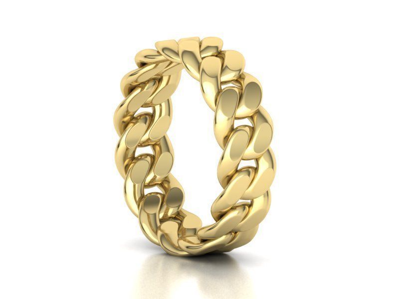 Cuban Chain Ring Collection FULL US FINGERS CHART _16