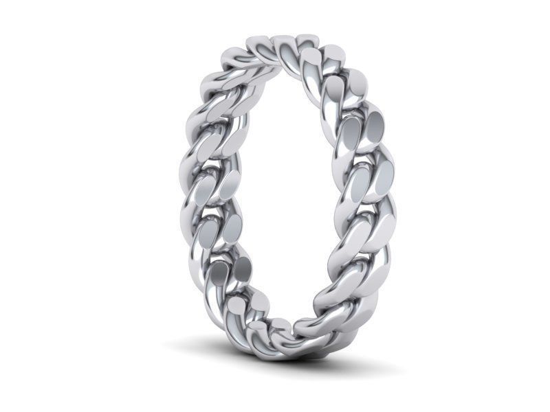 Cuban Chain Ring Collection FULL US FINGERS CHART _9
