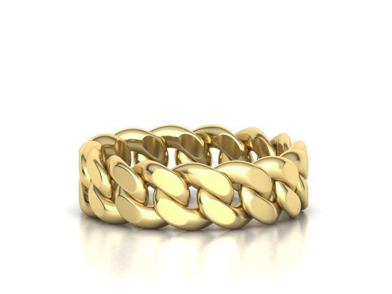 Cuban Chain Ring Collection FULL US FINGERS CHART _17