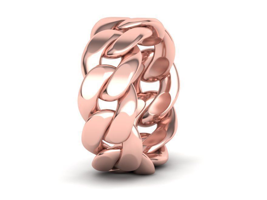 Cuban Chain Ring Collection FULL US FINGERS CHART _34