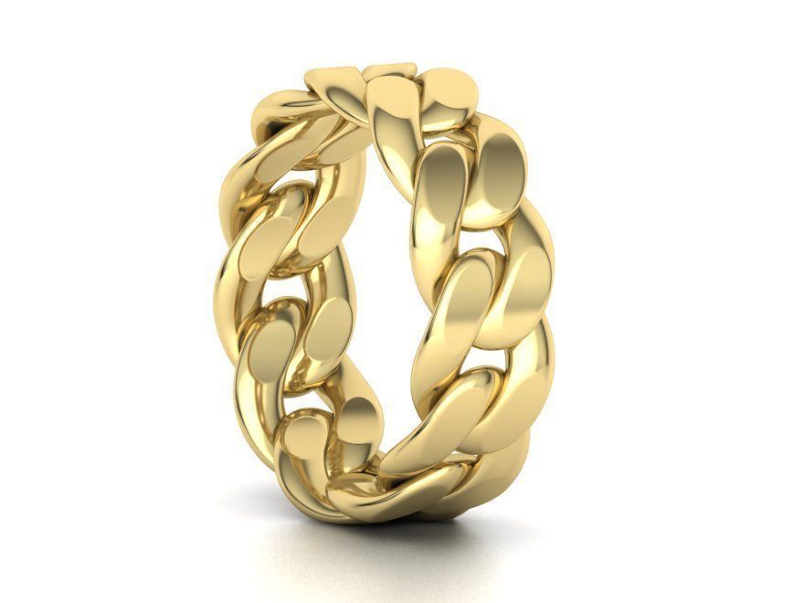 Cuban Chain Ring Collection FULL US FINGERS CHART _23