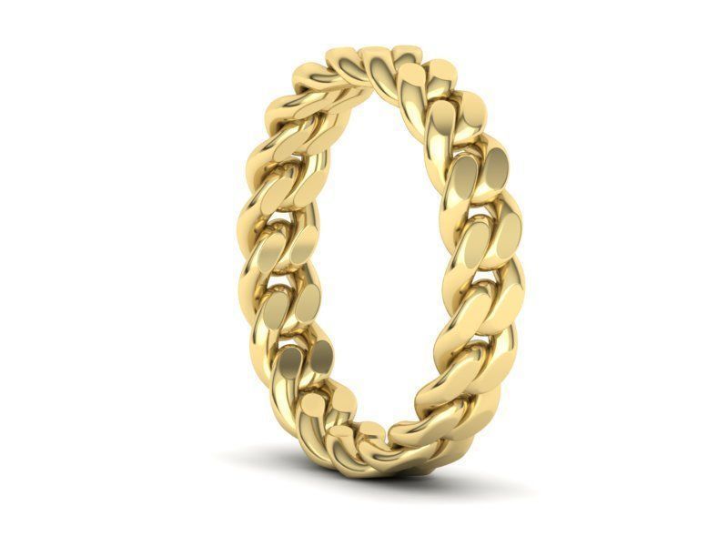 Cuban Chain Ring Collection FULL US FINGERS CHART _10