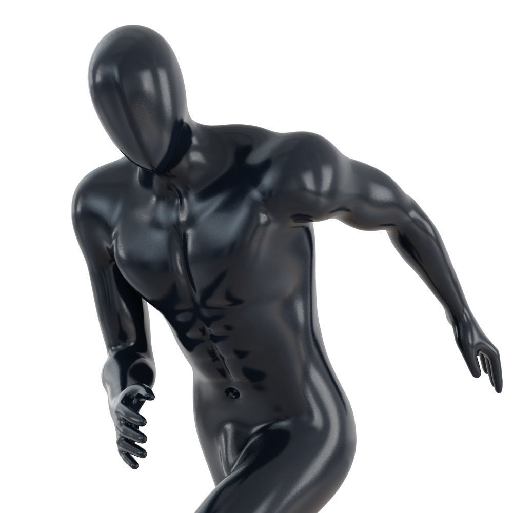 Running abstract mannequin 82 3D model_5