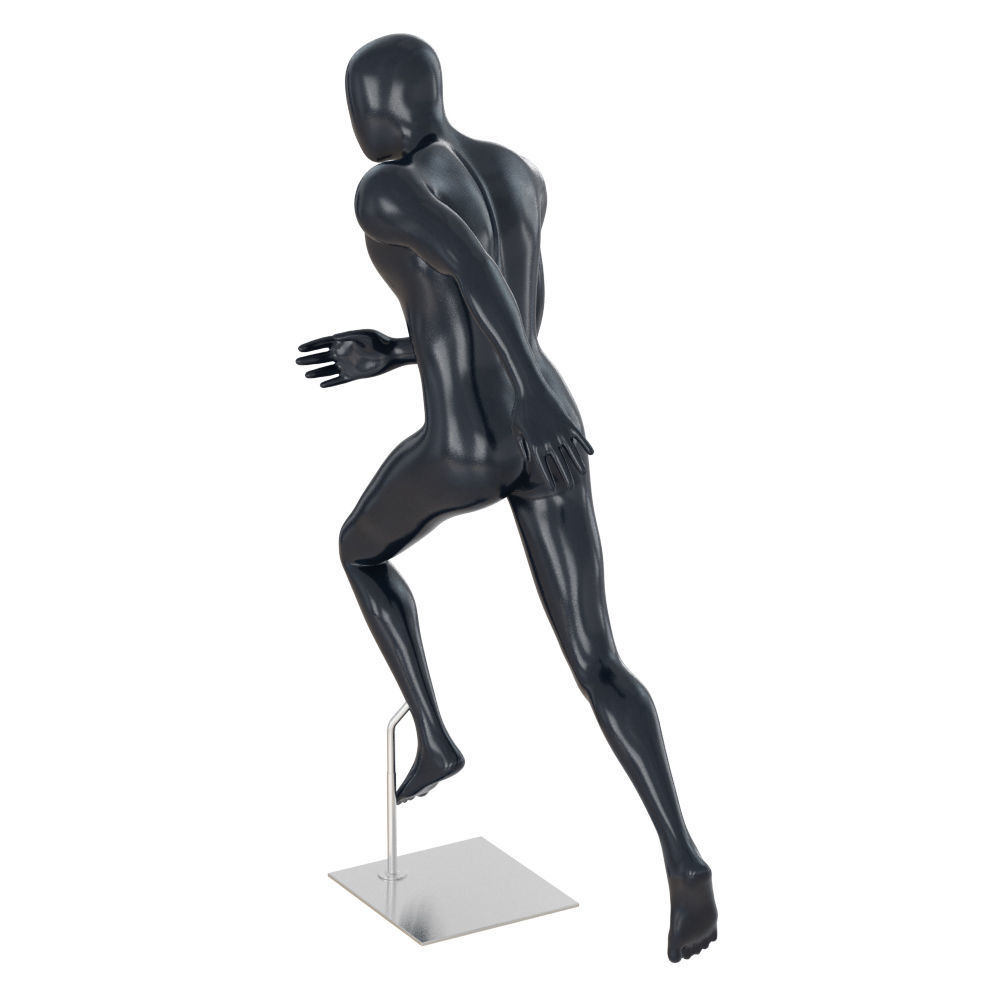 Running abstract mannequin 82 3D model_4