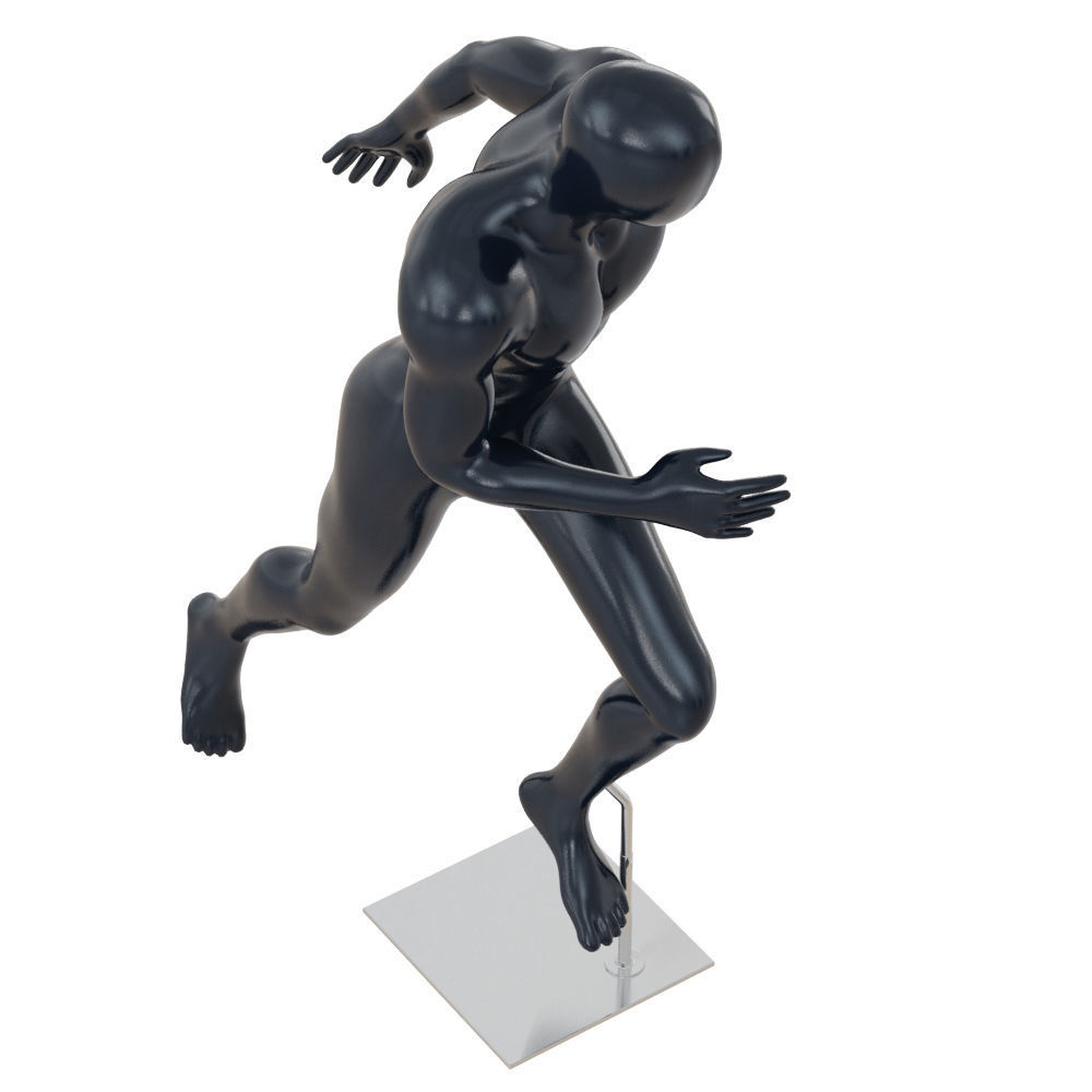 Running abstract mannequin 82 3D model_3
