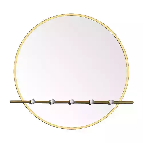 Westelm Moon Hook Wall Mirror