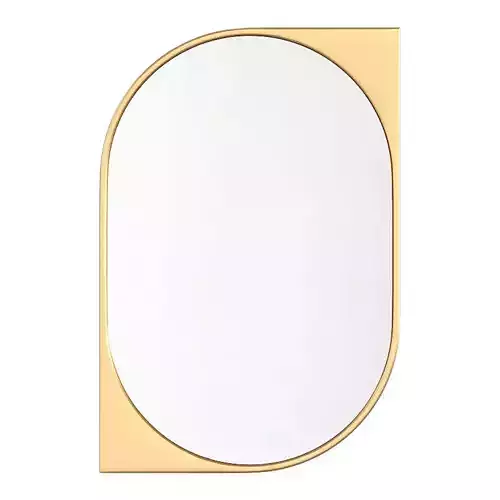 West Elm Cat Eye Metal Wall Mirror