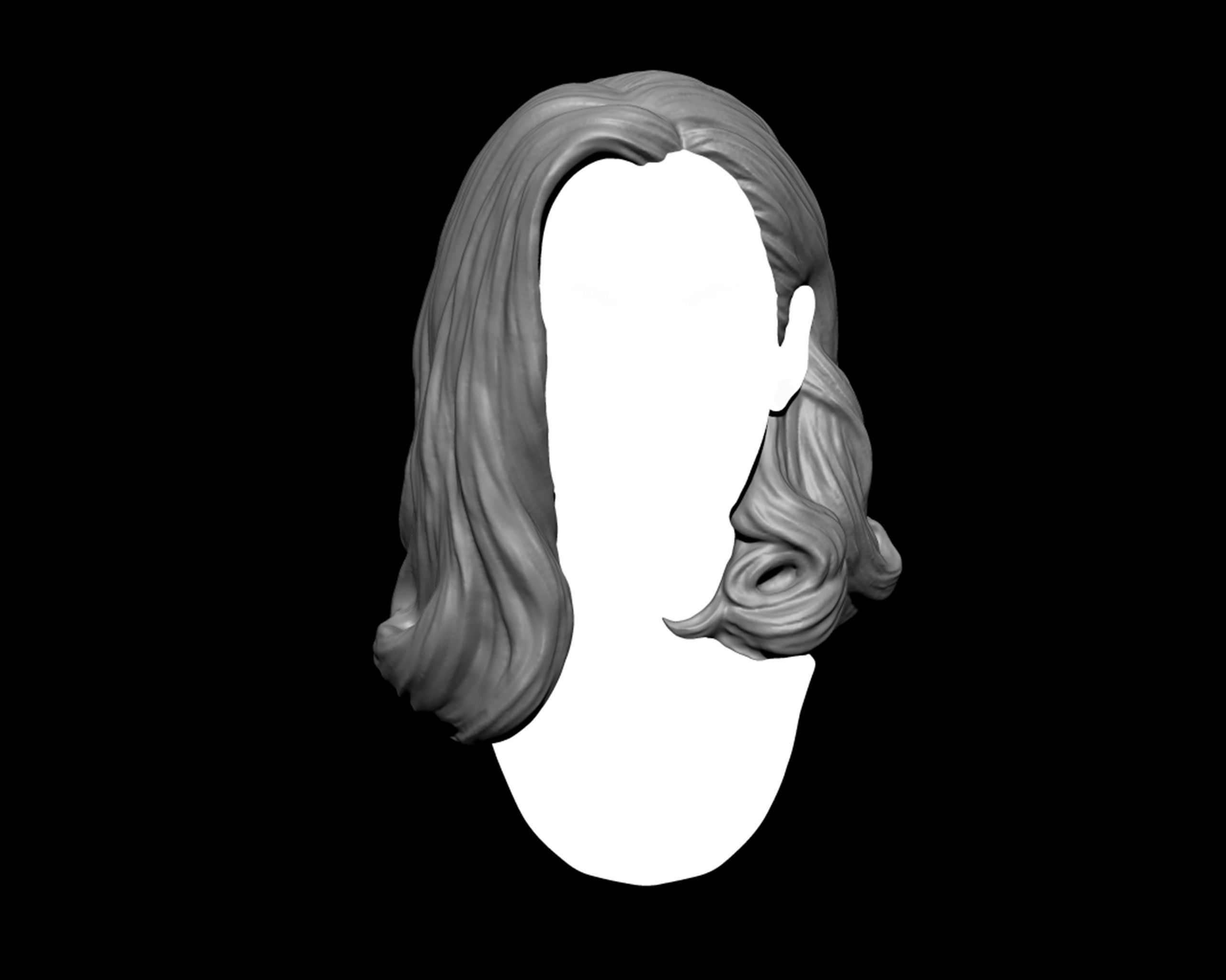 Hairstyle 16 3D print model_2