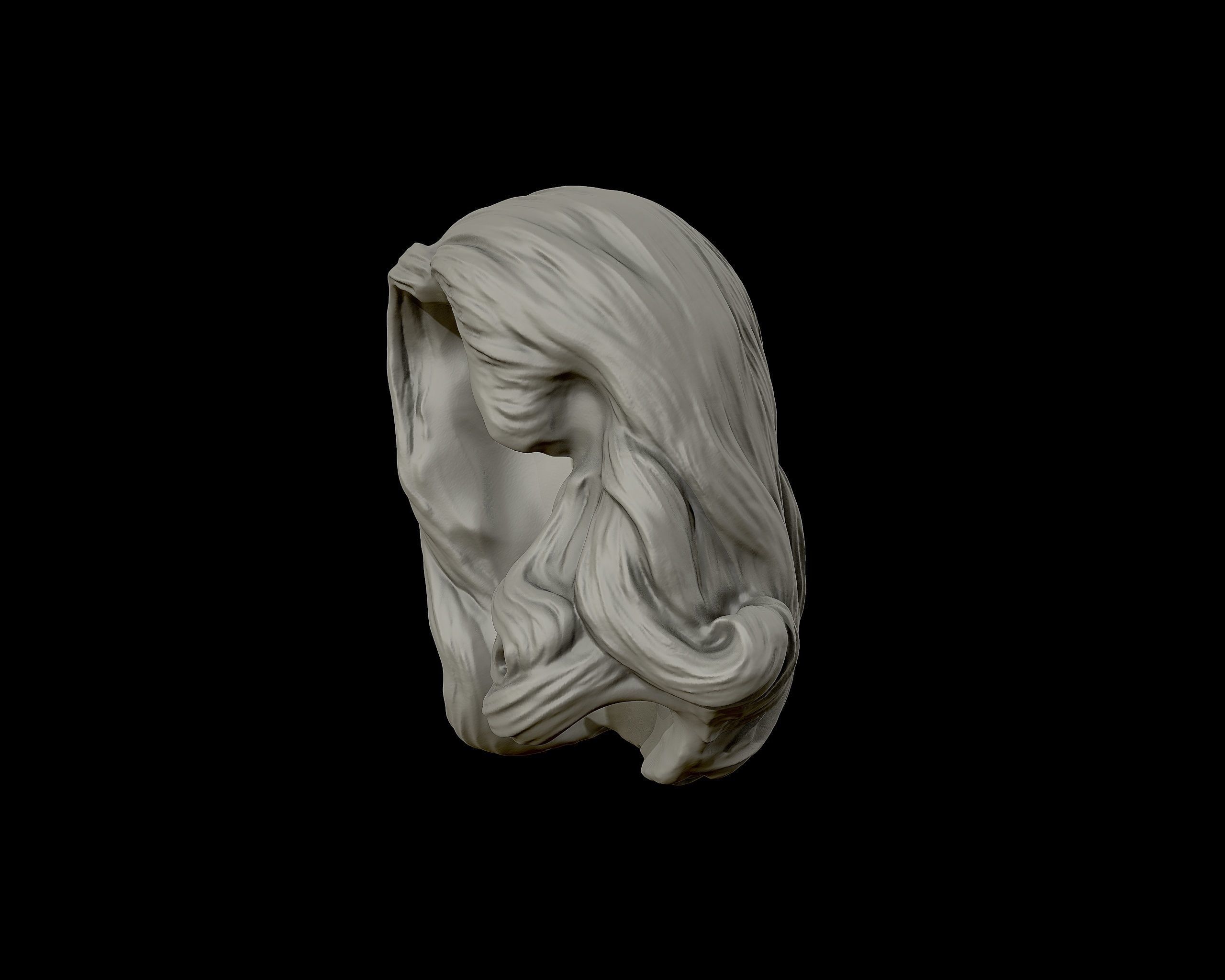 Hairstyle 16 3D print model_12