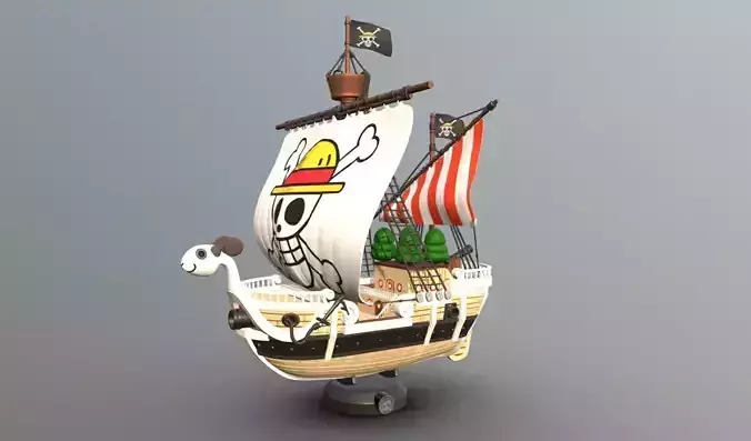 ONE PIECE - GOING MARRY 3D PRINTABLE 3D  3D print model